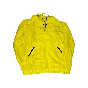 Wild Fable Neon Yellow Quarter Zip Windbreaker